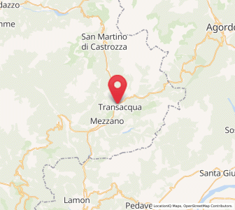 Map of Fiera di Primiero, Trentino-Alto Adige