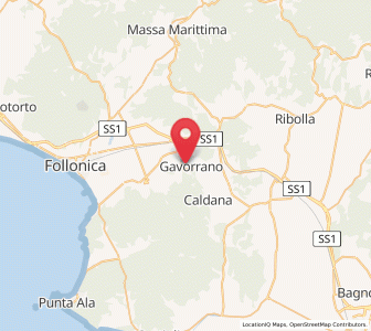 Map of Filare-Boschetto-Miniera, Tuscany
