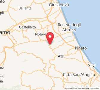 Map of Fontanelle, Abruzzo