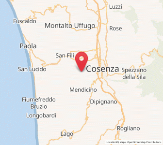 Map of Fontanesi-Santa Lucia, Calabria