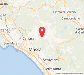 Map of Forno, Tuscany