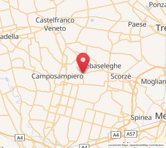 Map of Fossalta, Veneto