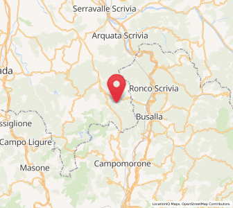 Map of Fraconalto, Piedmont