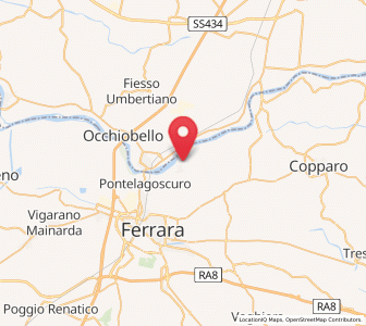 Map of Francolino, Emilia-Romagna