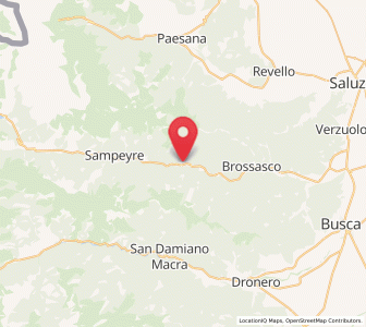 Map of Frassino, Piedmont