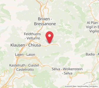 Map of Villnöss, Trentino-Alto Adige