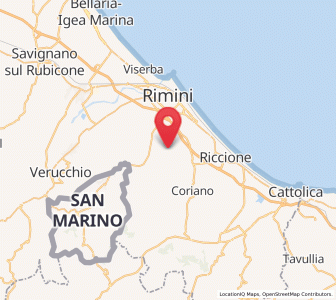 Map of Gaiofana, Emilia-Romagna