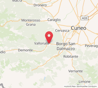 Map of Gaiola, Piedmont