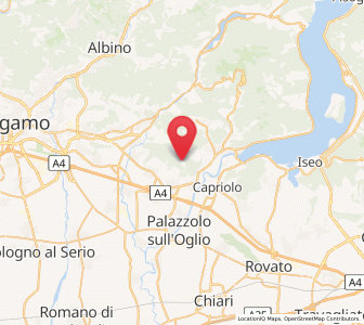 Map of Gandosso, Lombardy