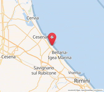 Map of Gatteo Mare, Emilia-Romagna