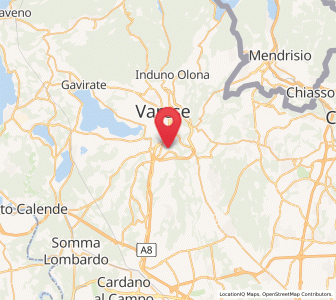 Map of Gazzada Schianno, Lombardy