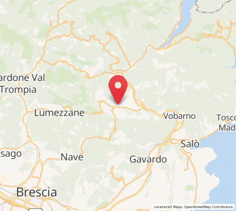 Map of Gazzane, Lombardy