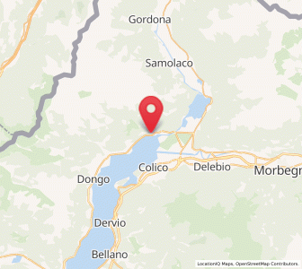 Map of Gera Lario, Lombardy
