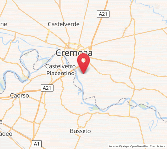 Map of Gerre de' Caprioli, Lombardy
