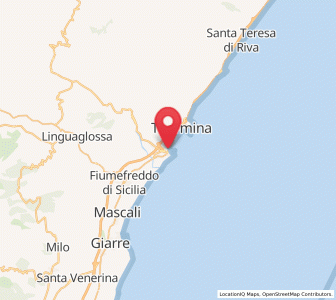 Map of Giardini Naxos, Sicily