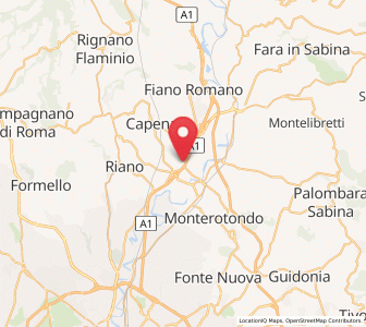 Map of Girardi-Bellavista-Terrazze, Lazio