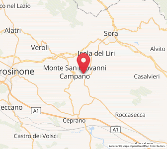 Map of Girate, Lazio