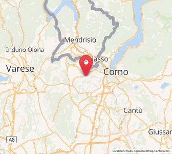 Map of Gironico al Piano, Lombardy