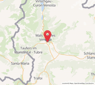 Map of Glurns, Trentino-Alto Adige