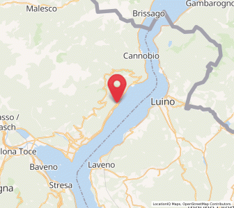 Map of Gonte, Piedmont