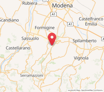 Map of Gorzano, Emilia-Romagna