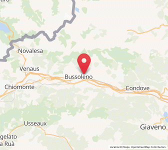Map of Grangia, Piedmont