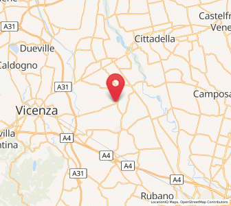 Map of Grossa, Veneto