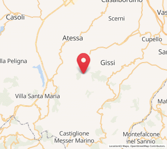 Map of Guilmi, Abruzzo
