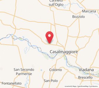 Map of Gussola, Lombardy