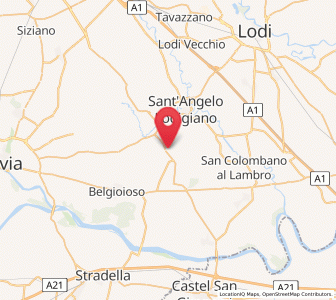 Map of Inverno, Lombardy