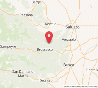 Map of Isasca, Piedmont