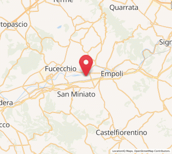 Map of Isola, Tuscany