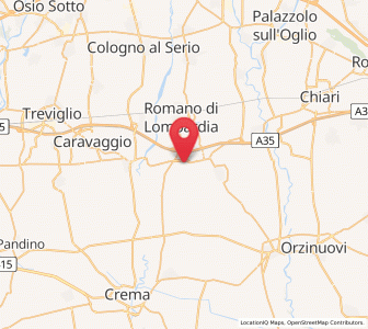 Map of Isso, Lombardy