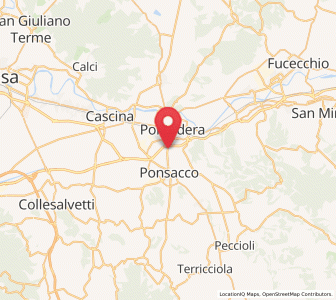 Map of La Borra, Tuscany