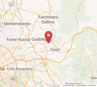 Map of La Botte, Lazio