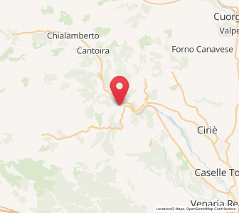 Map of La Villa, Piedmont