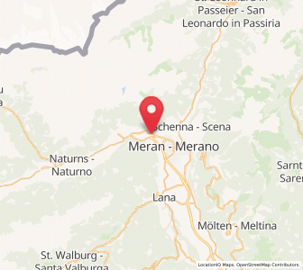 Map of Algund, Trentino-Alto Adige