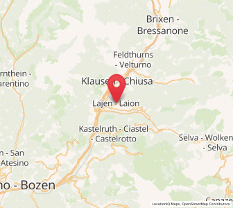 Map of Lajen, Trentino-Alto Adige
