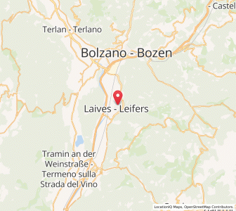 Map of Leifers, Trentino-Alto Adige