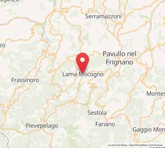 Map of Lama, Emilia-Romagna