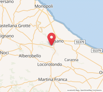 Map of Lamie di Olimpie-Selva, Apulia