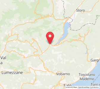 Map of Lavenone, Lombardy
