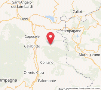 Map of Laviano, Campania