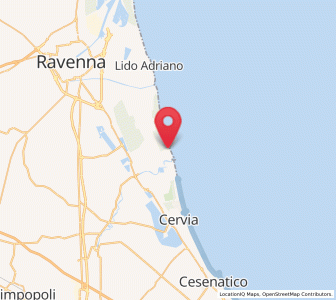 Map of Lido di Classe, Emilia-Romagna