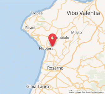 Map of Limbadi-Caroni, Calabria