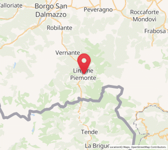Map of Limone Piemonte, Piedmont