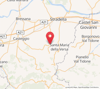 Map of Lirio, Lombardy