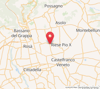 Map of Loria Bessica, Veneto
