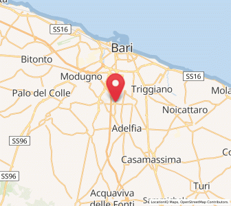 Map of Loseto, Apulia