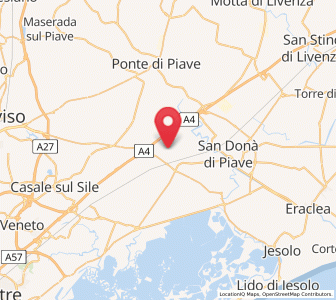 Map of Losson della Battaglia, Veneto